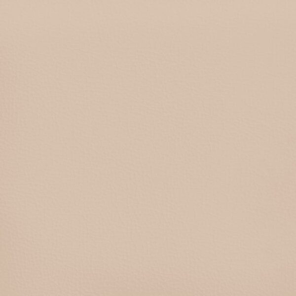 Cabeceira cama c/ abas couro artif. 203x23x118/128cm cappuccino - Image 5