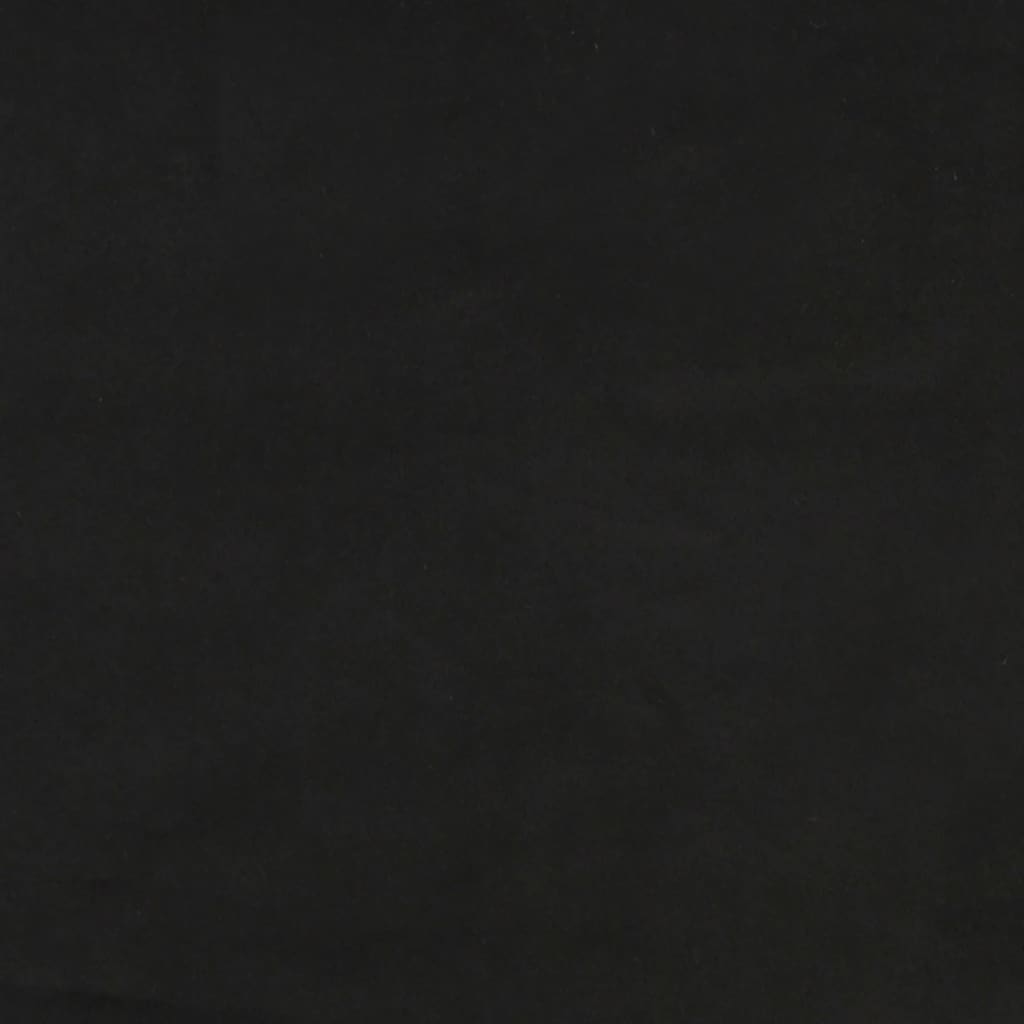 Cabeceira de cama c/ abas veludo 183x16x118/128 cm preto - Image 5