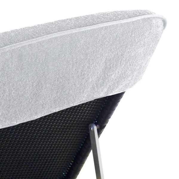 Toalhas de praia 6 pcs 60x135 cm tecido 400 GSM branco - Image 6