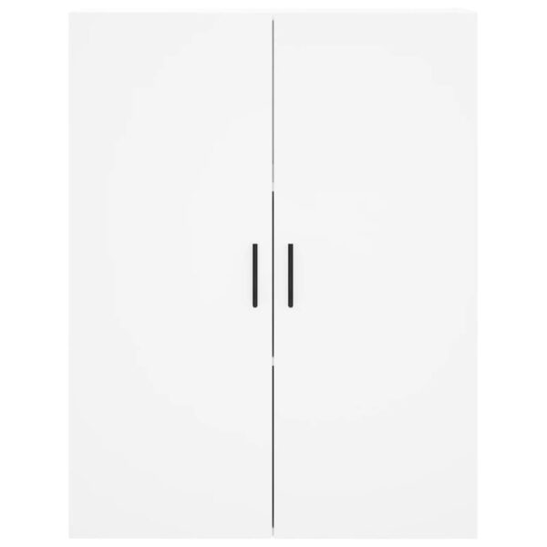 Armário alto 69,5x34x180 cm derivados de madeira branco - Image 5