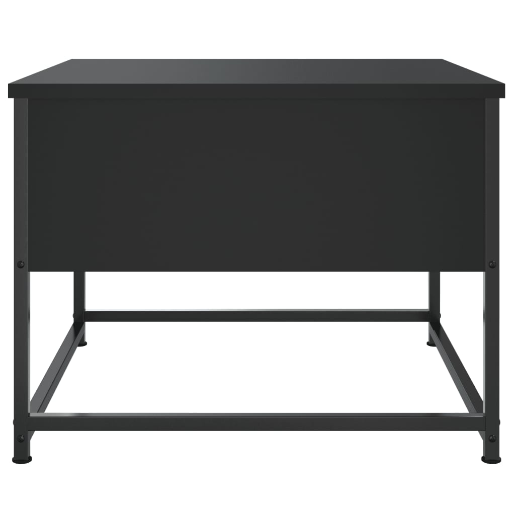 Mesa de centro 51x51x40 cm derivados de madeira preto - Image 6