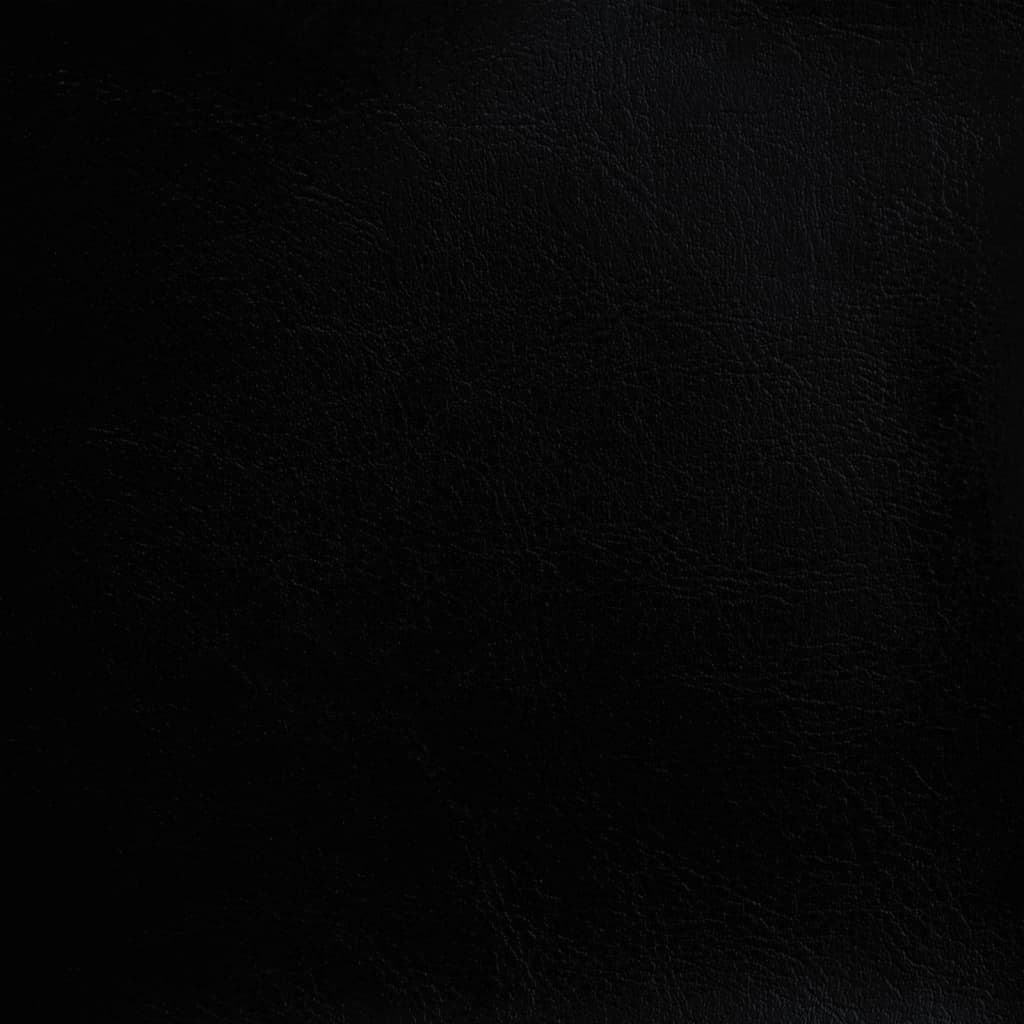 Poltrona em couro artificial preto - Image 6