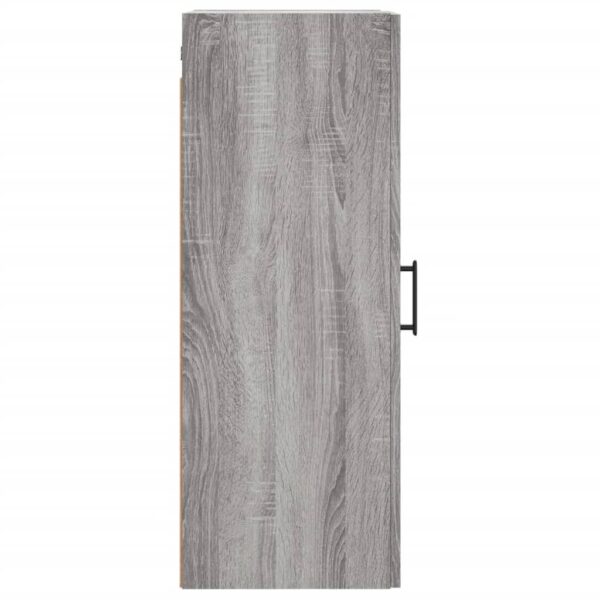 Armário de parede 34,5x34x90 cm cinzento sonoma - Image 7