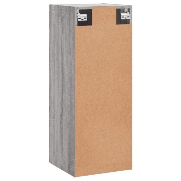 Armário de parede 34,5x34x90 cm cinzento sonoma - Image 8