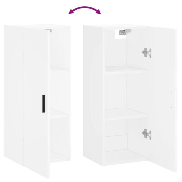 Armário de parede 34,5x34x90 cm branco - Image 9