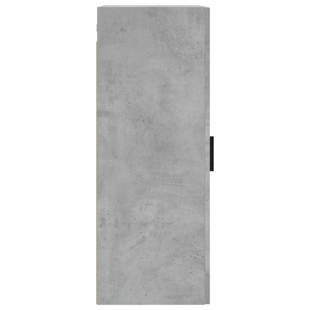 Armário de parede 34,5x34x90 cm cinzento cimento - Image 7