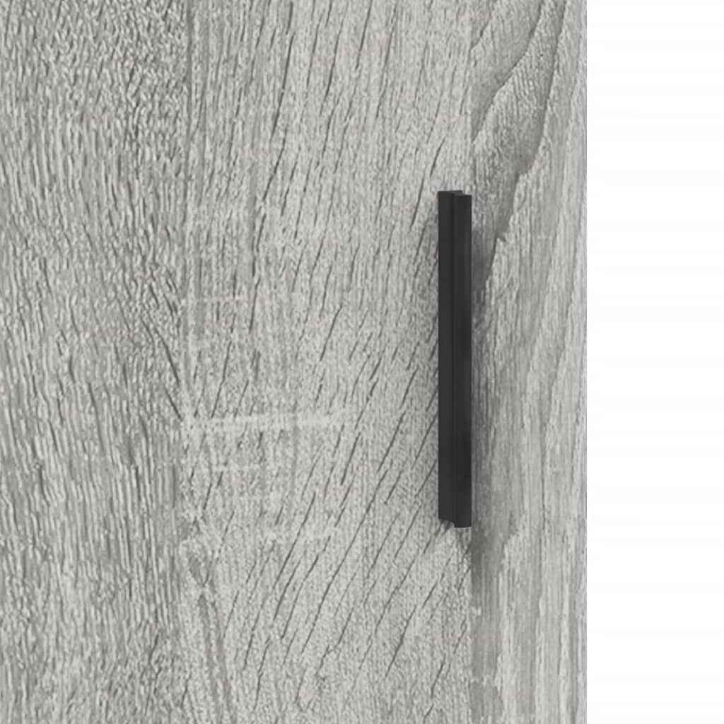 Armário de parede 34,5x34x90 cm cinzento sonoma - Image 11