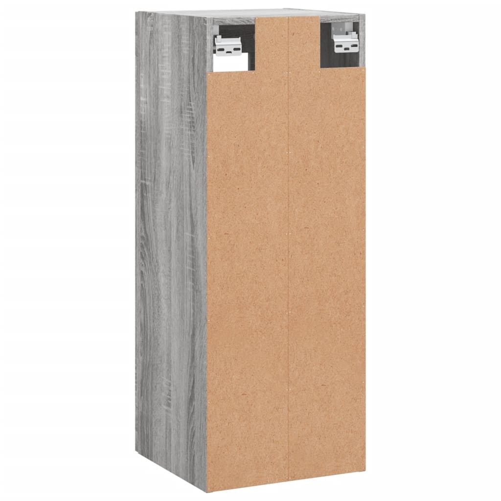 Armário de parede 34,5x34x90 cm cinzento sonoma - Image 8