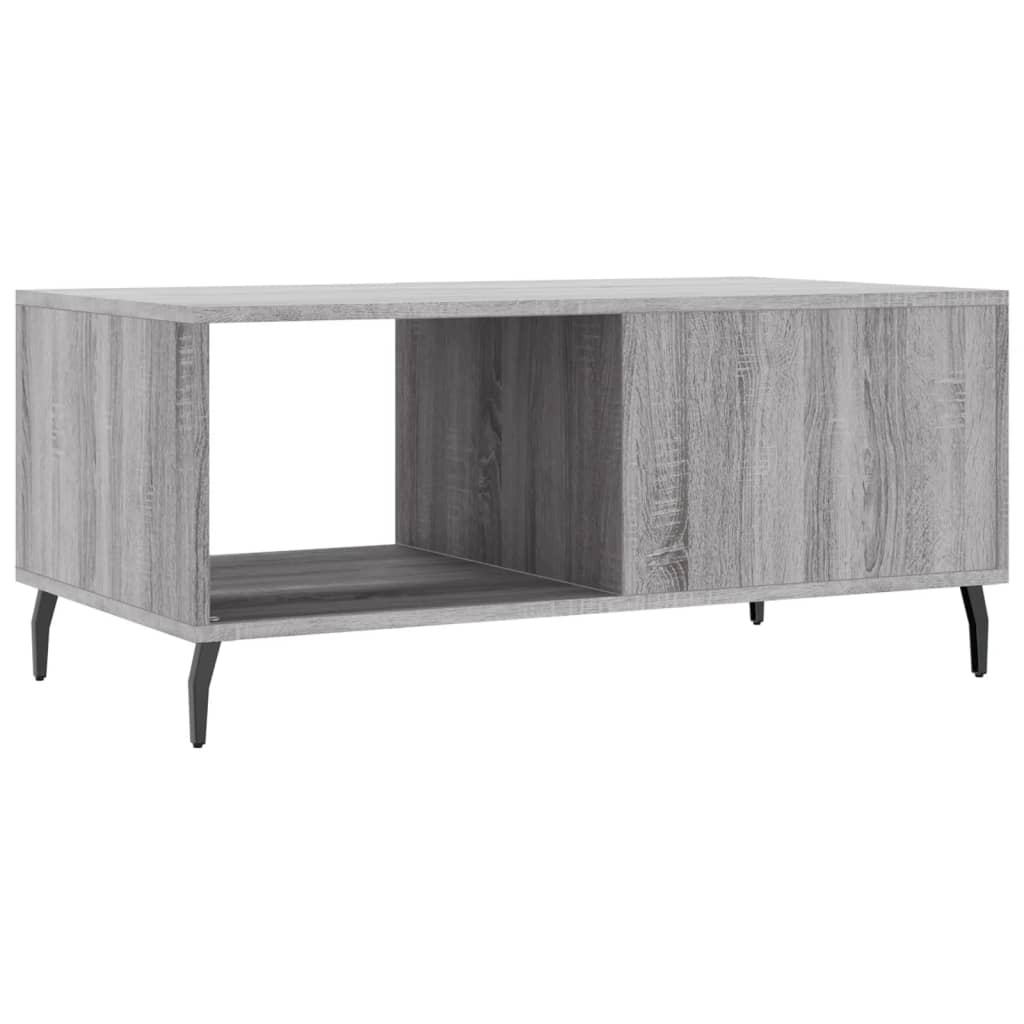 Mesa de centro 90x50x40 cm derivados de madeira cinzento sonoma - Image 7