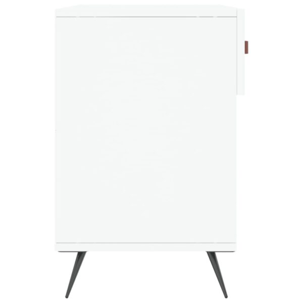 Banco sapateira 102x35x55 cm derivados de madeira branco - Image 6