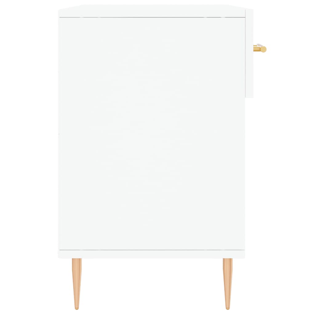 Banco sapateira 102x35x55 cm derivados de madeira branco - Image 6