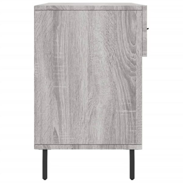 Banco sapateira 102x35x55 cm derivados madeira cinzento sonoma - Image 6