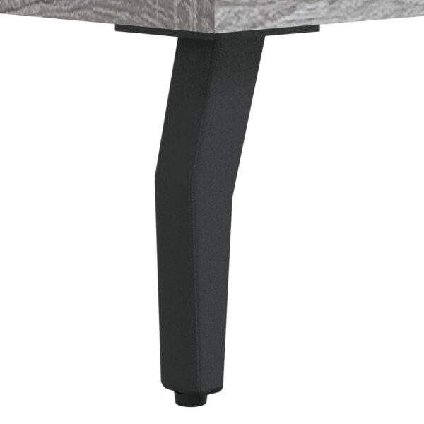 Banco sapateira 102x35x55 cm derivados madeira cinzento sonoma - Image 8
