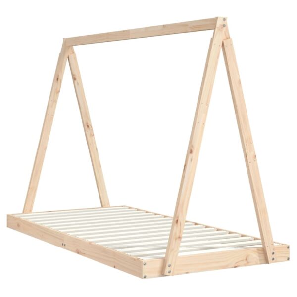 Estrutura de cama infantil 90x190 cm madeira de pinho maciça - Image 2