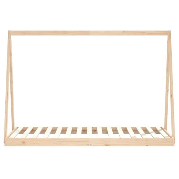 Estrutura de cama infantil 90x190 cm madeira de pinho maciça - Image 3