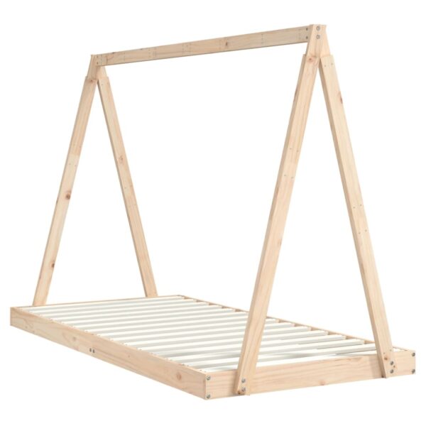 Estrutura de cama infantil 90x190 cm madeira de pinho maciça - Image 5