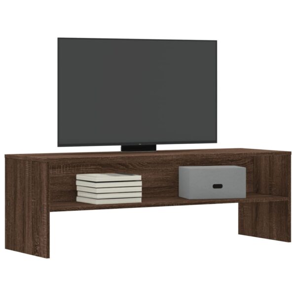 Móvel de TV 120x40x40 cm derivados de madeira carvalho castanho - Image 2