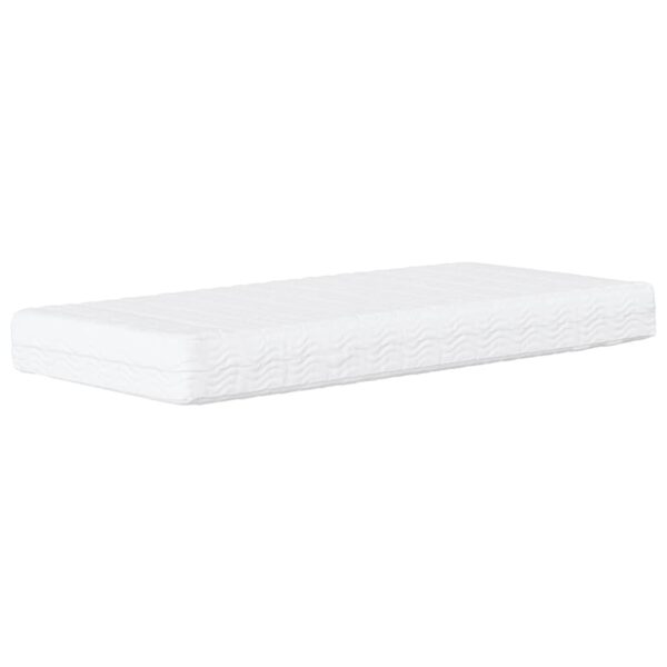 Sofá-cama com colchão 90x200 cm veludo cinzento-claro - Image 4