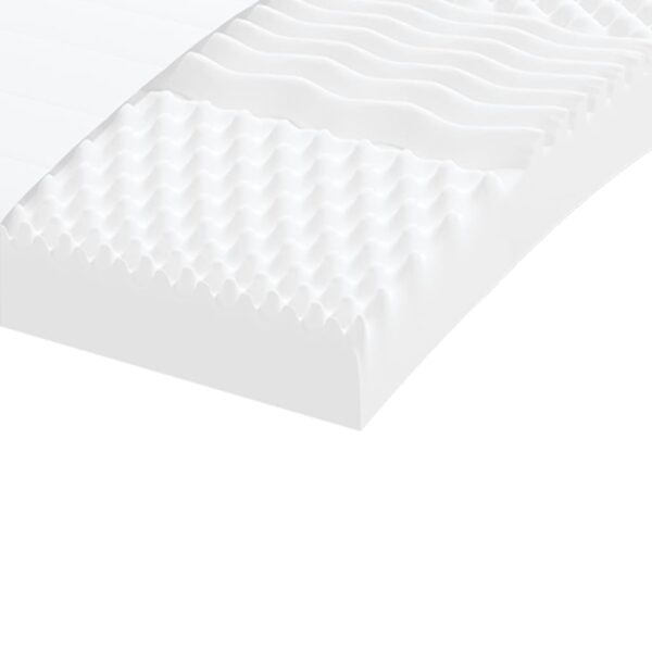 Sofá-cama com gavetão e gavetas 80x200 cm tecido cor creme - Image 9