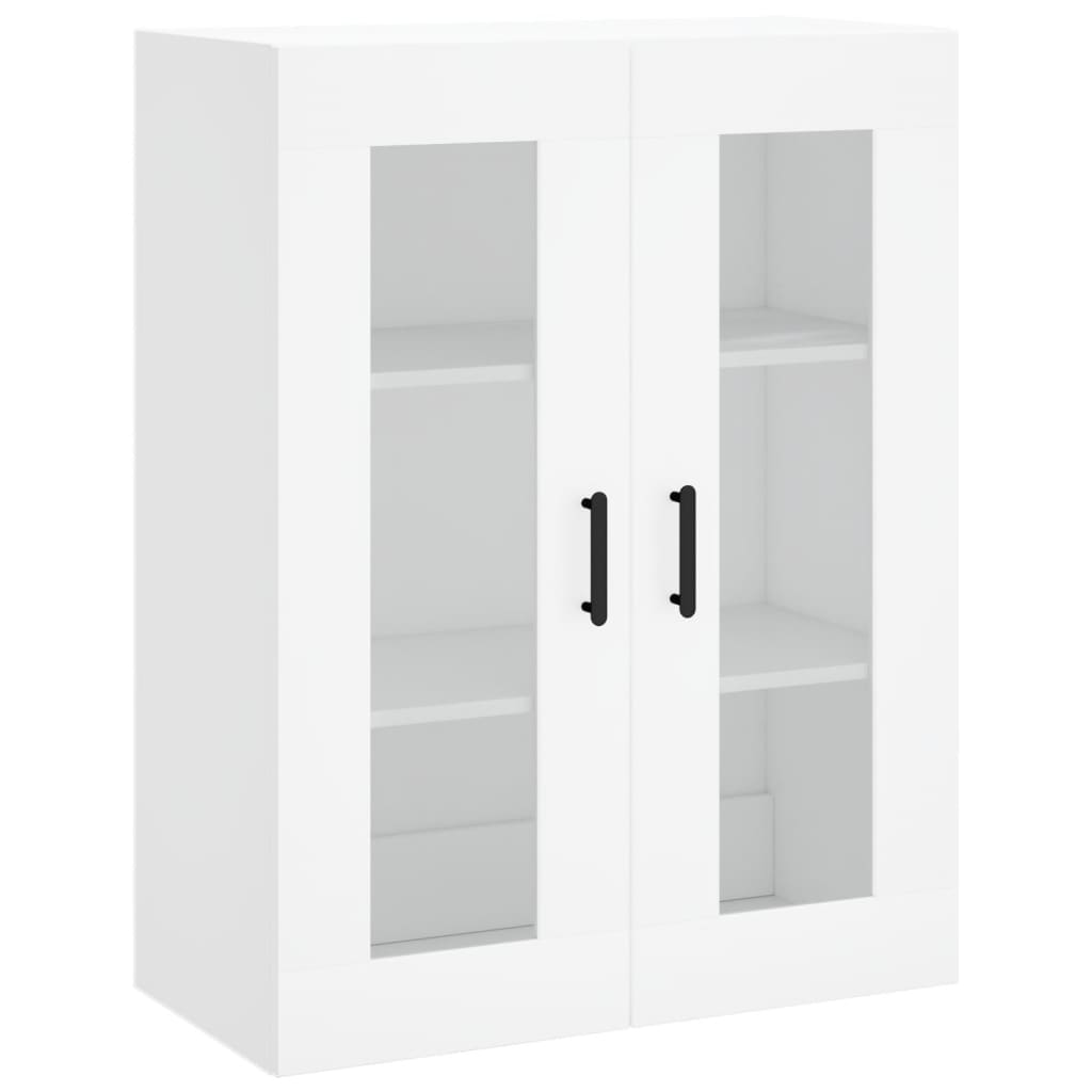 Armário alto 69,5x34x180 cm derivados de madeira branco - Image 4