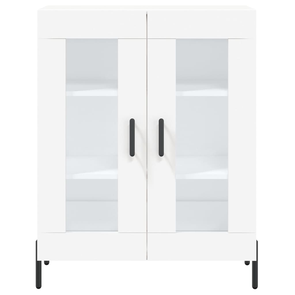 Armário alto 69,5x34x180 cm derivados de madeira branco - Image 7