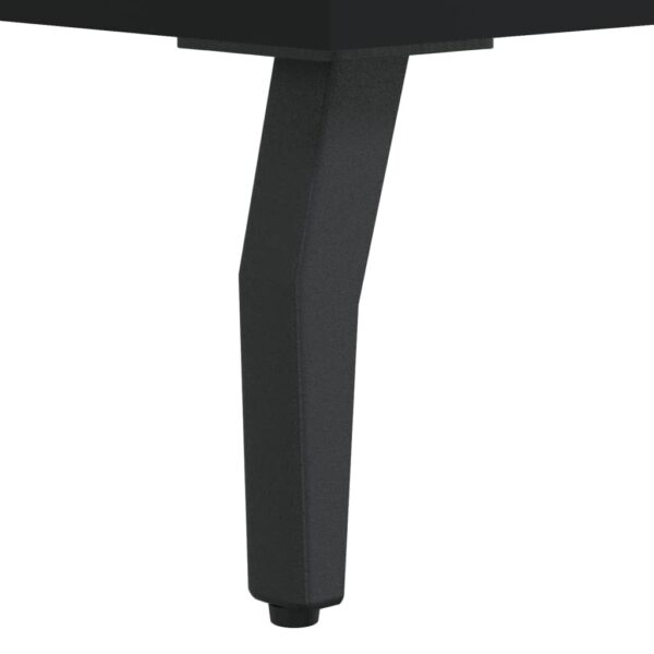 Armário alto 69,5x34x180 cm derivados de madeira preto - Image 9