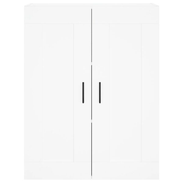 Armário alto 69,5x34x180 cm derivados de madeira branco - Image 5