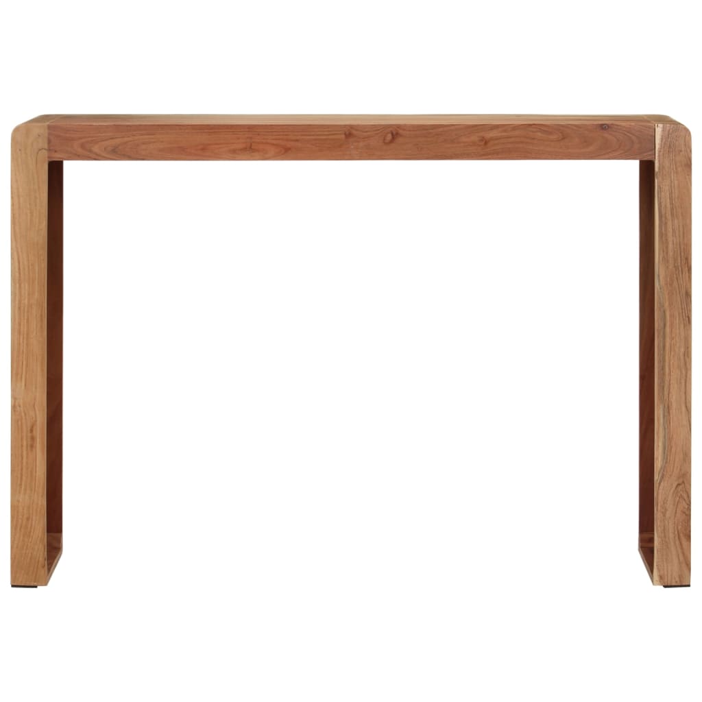 Mesa consola 110x30x76 cm madeira de acácia maciça - Image 2