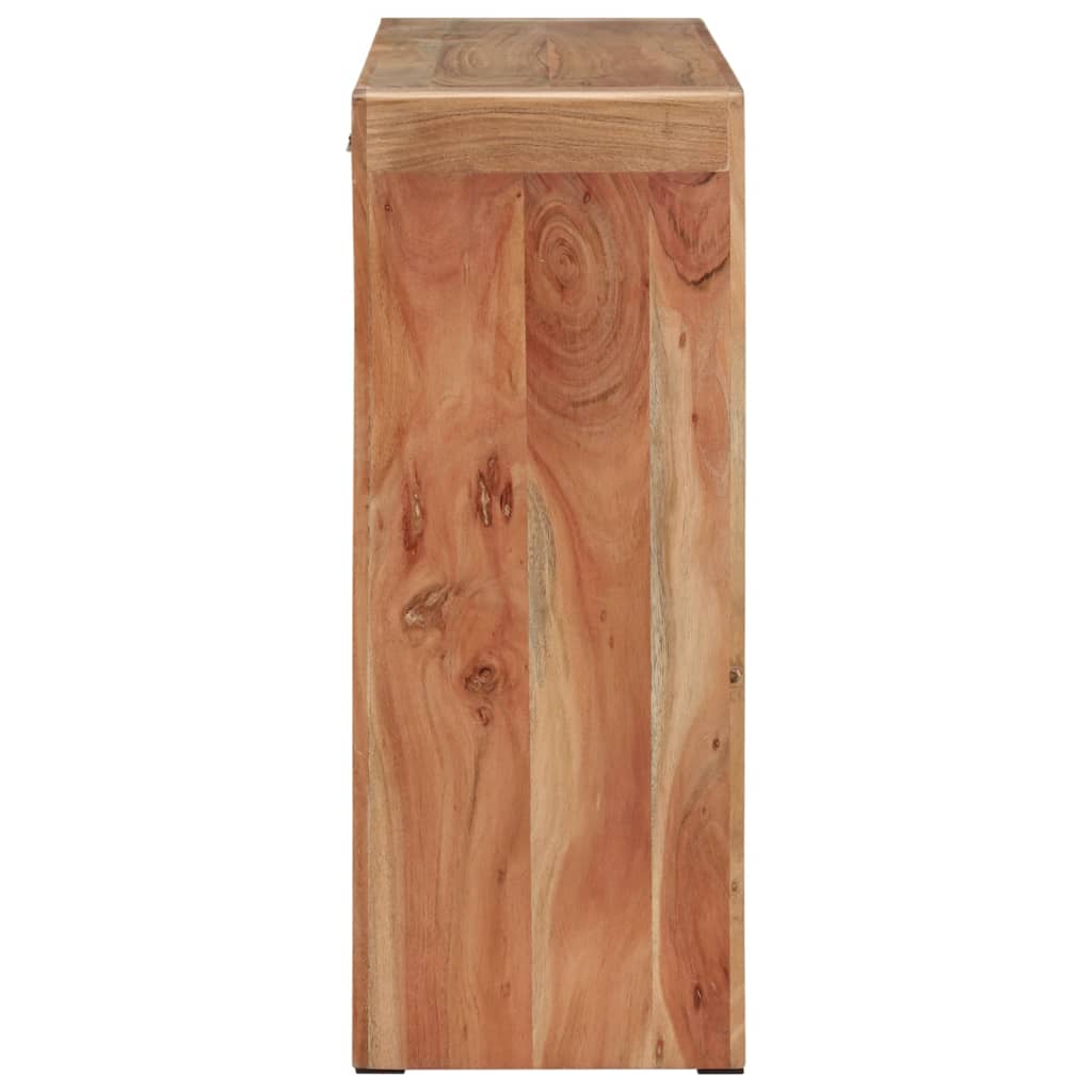 Mesa consola 110x30x76 cm madeira de acácia maciça - Image 3