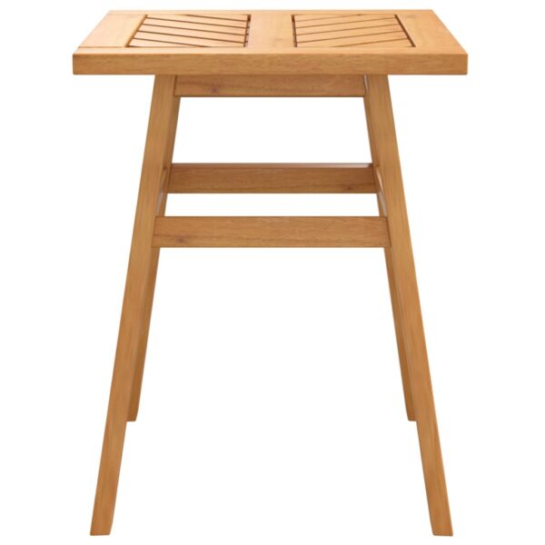Mesa de apoio 45x45x60 cm madeira de acácia maciça - Image 2