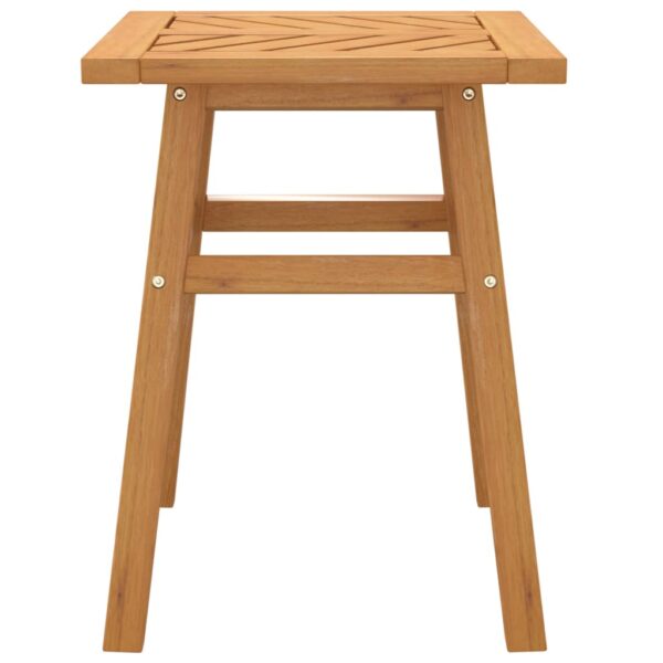 Mesa de apoio 45x45x60 cm madeira de acácia maciça - Image 3