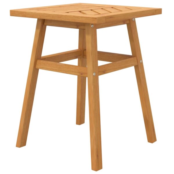 Mesa de apoio 45x45x60 cm madeira de acácia maciça - Image 4