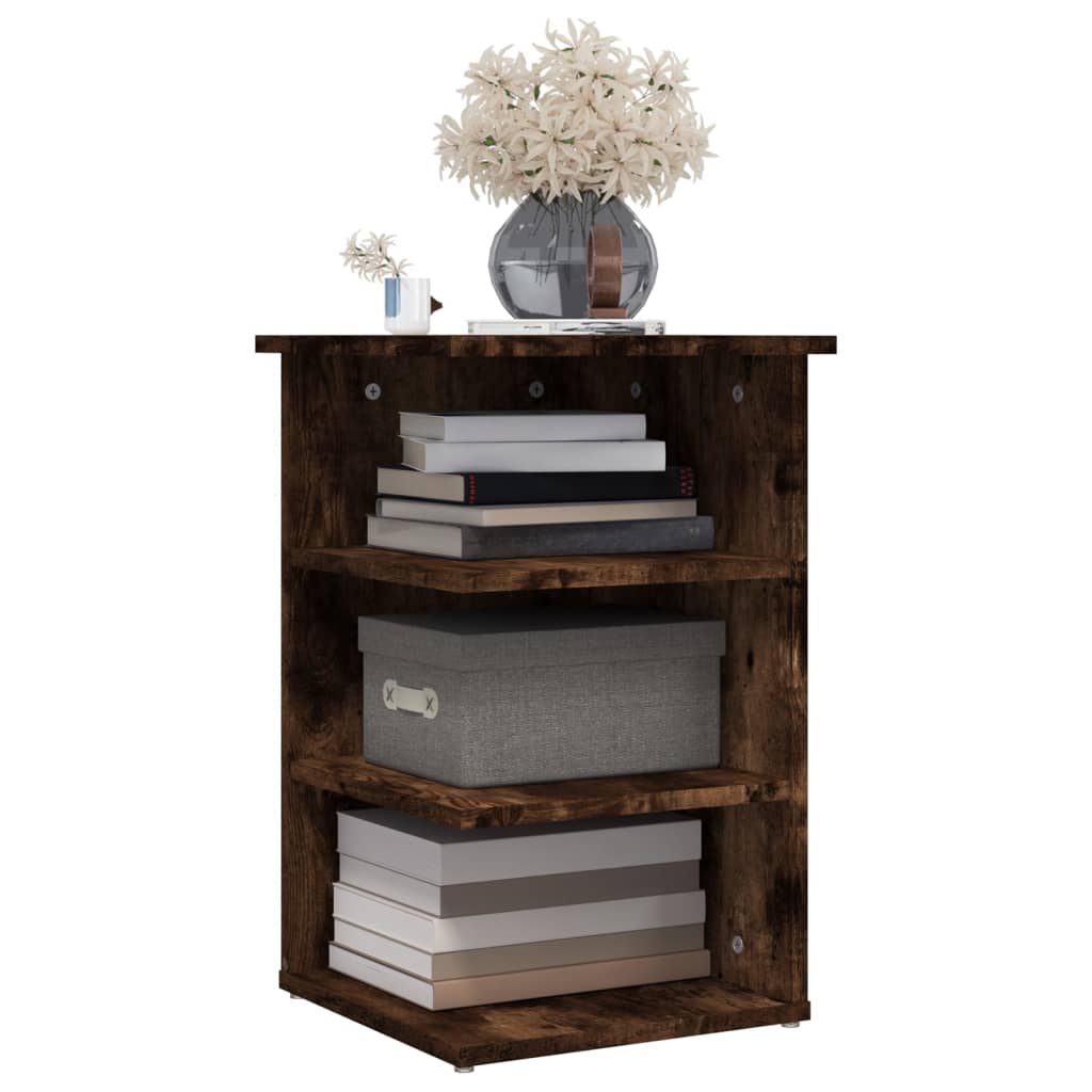 Móvel de apoio 35x35x55 cm derivados de madeira carvalho fumado - Image 3