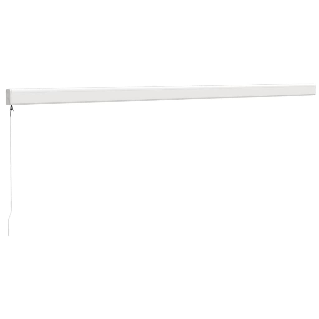 Toldo retrátil 5x3 m tecido e alumínio azul e branco - Image 5