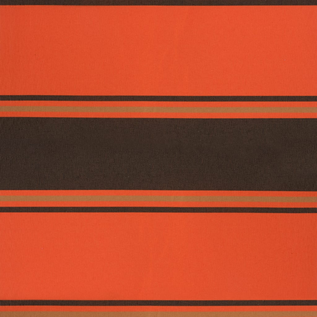 Toldo retrátil 4,5x3 m tecido e alumínio laranja e castanho - Image 7