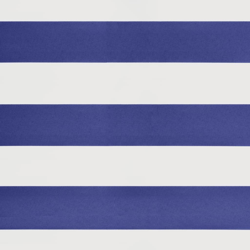 Toldo retrátil 4x3 m tecido e alumínio azul e branco - Image 10