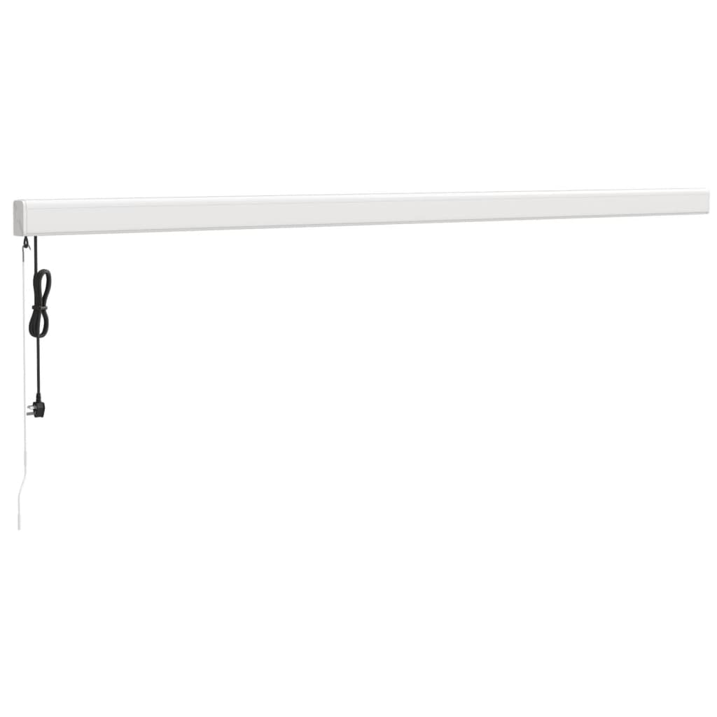 Toldo retrátil 5x3 m tecido e alumínio azul e branco - Image 5