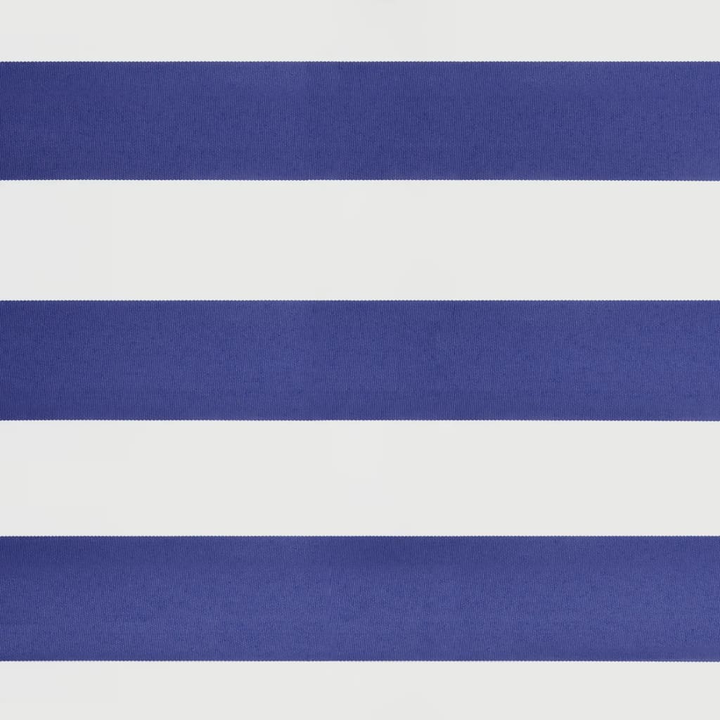 Toldo retrátil 5x3 m tecido e alumínio azul e branco - Image 10
