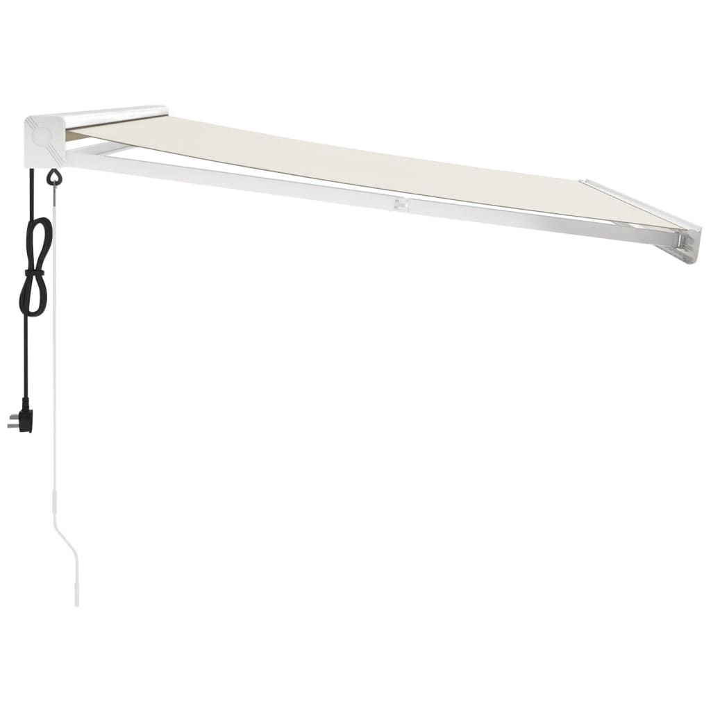 Toldo retrátil 3x2,5 m tecido e alumínio cor creme - Image 3