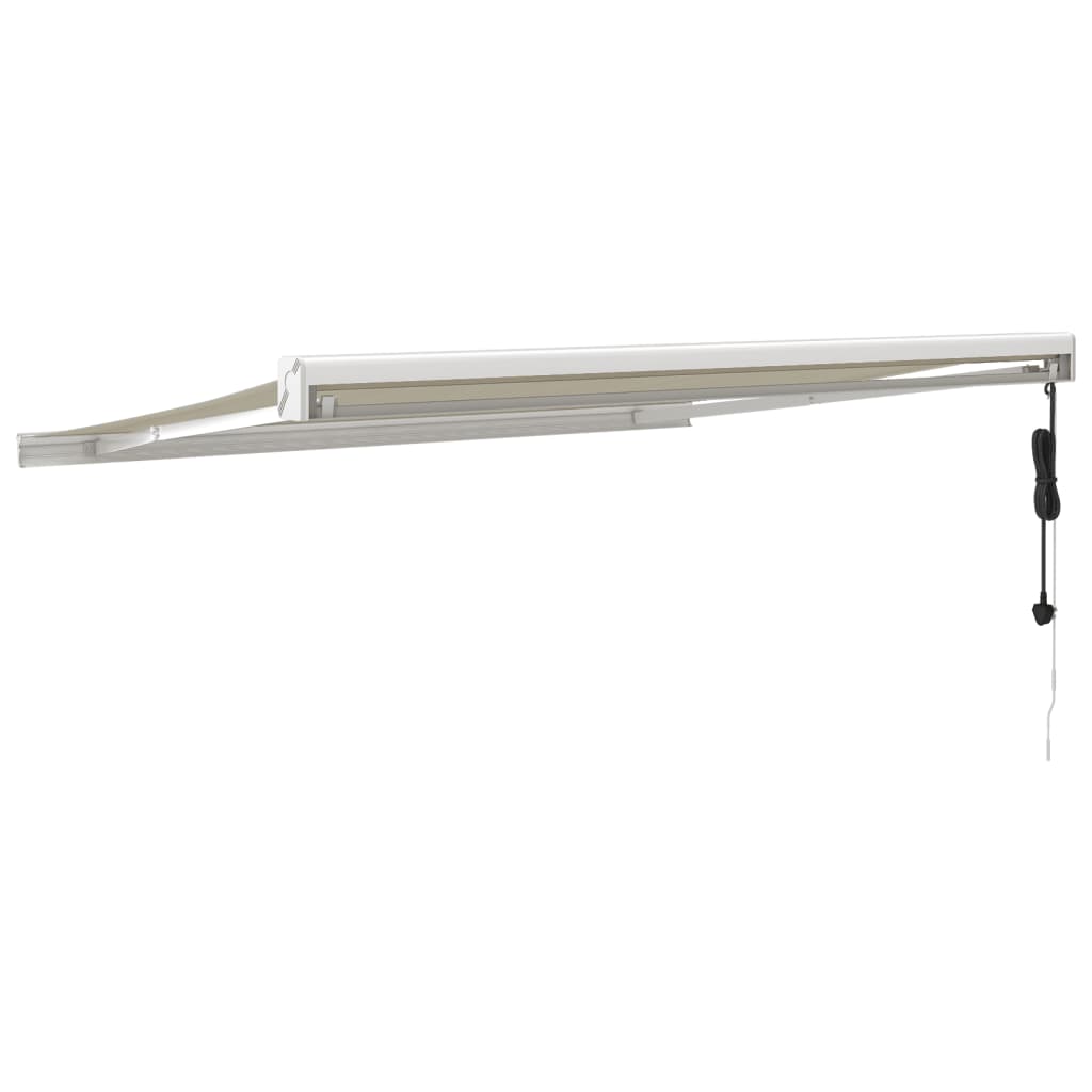 Toldo retrátil 3x2,5 m tecido e alumínio cor creme - Image 4