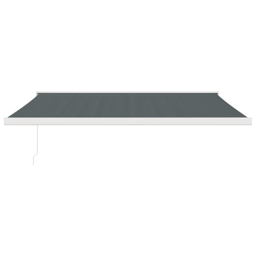 Toldo retrátil 4x3 m tecido e alumínio antracite - Image 2