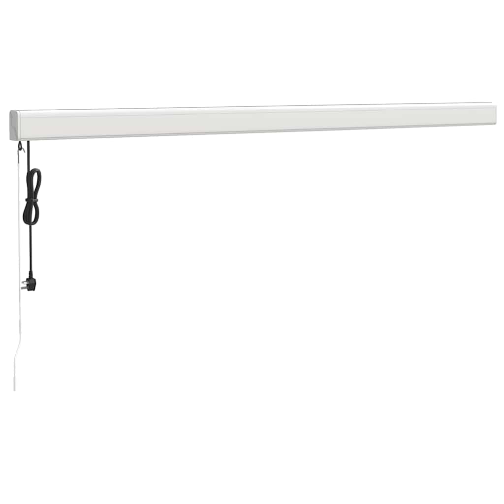 Toldo retrátil 4x3 m tecido e alumínio laranja e castanho - Image 5