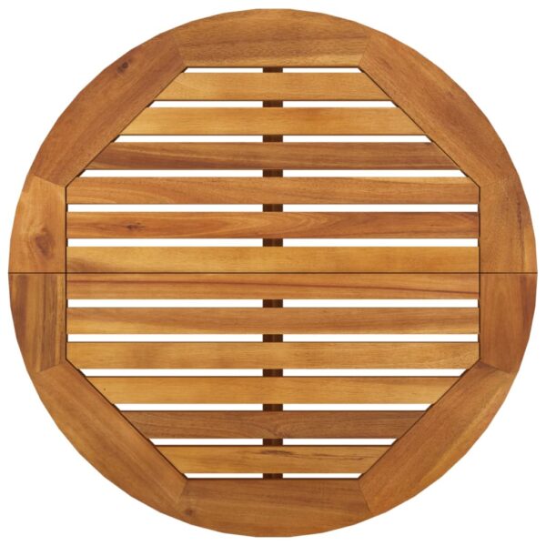 Conjunto de bar para jardim 3 pcs madeira de acácia maciça - Image 7