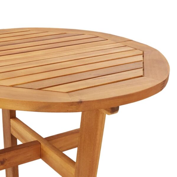 Conjunto de bar para jardim 3 pcs madeira de acácia maciça - Image 8