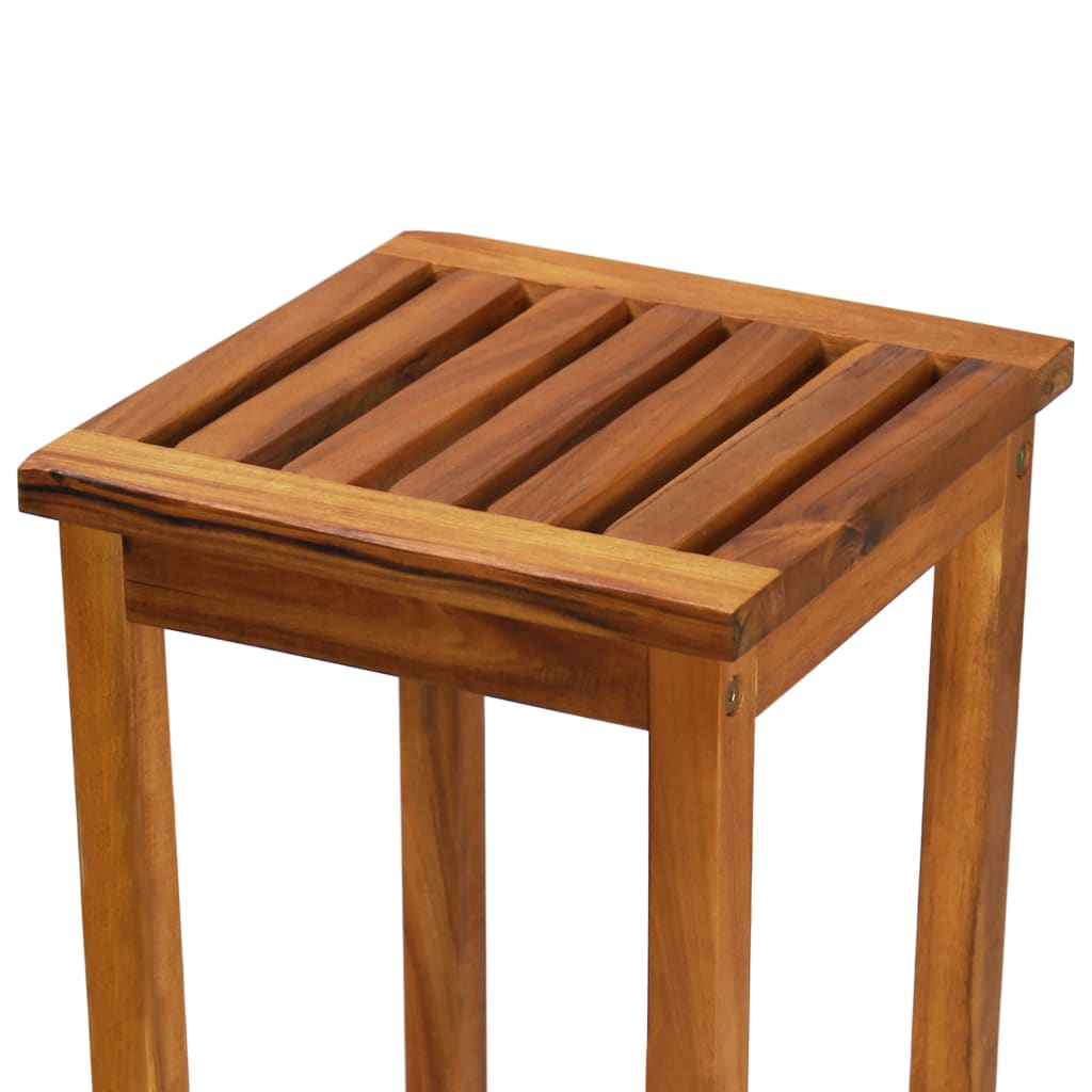 7 pcs Conjunto de bar para jardim madeira de acácia maciça - Image 7