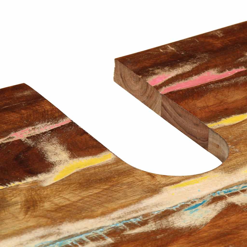 Móvel de lavatório 62x33x58 cm madeira recuperada e derivados - Image 10