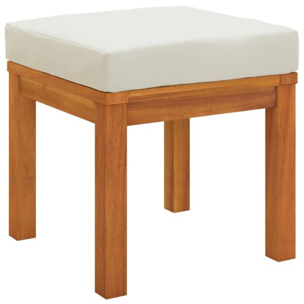 9 pcs conjunto de jantar p/ jardim c/ almofadões acácia maciça - Image 8