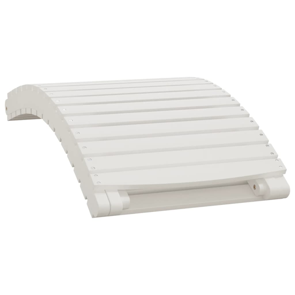 Espreguiçadeiras 2 pcs 184x55x64 cm acácia maciça branco - Image 4