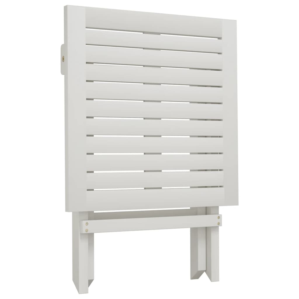 Espreguiçadeiras 2 pcs c/ mesa madeira de acácia maciça branco - Image 6