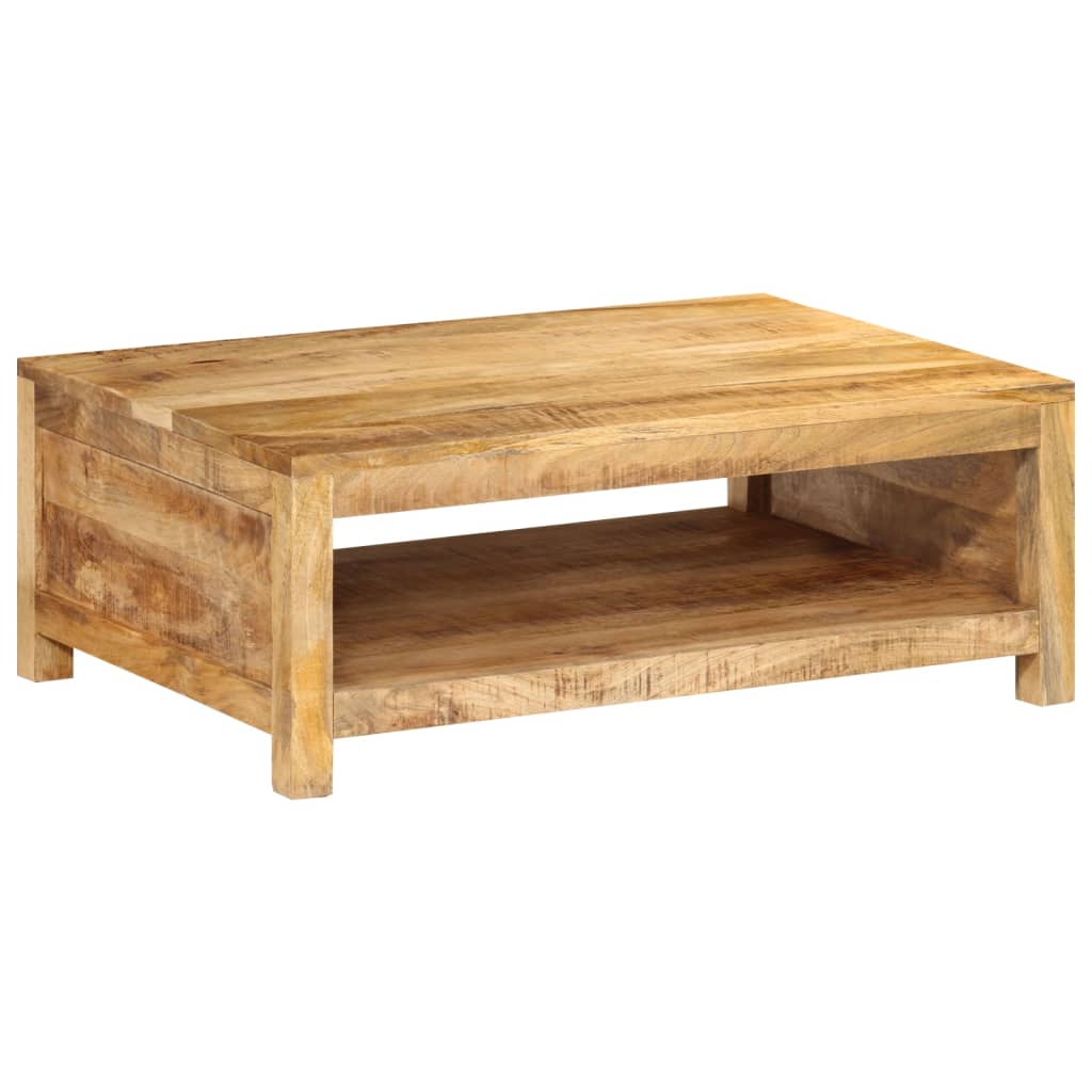 Mesa de centro 80x55x30 cm madeira de mangueira maciça